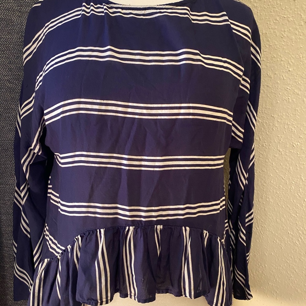 Zara Woman Premium Collection Striped Long Sleeves